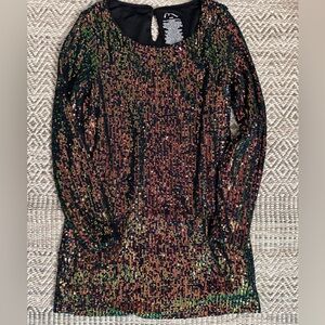 Art Class Multicolor sequin mini dress, 8